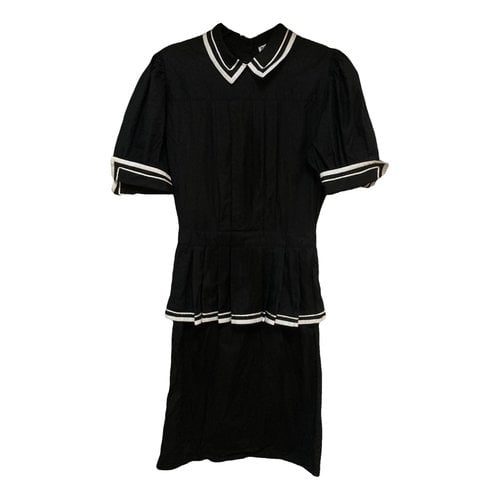 Pre-owned Batsheva Mid-length Dress In Black