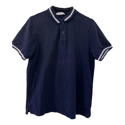 Pre-owned Sandro Spring Summer 2021 Polo Shirt In Blue