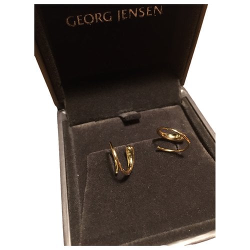 Pre-owned Georg Jensen Yellow Gold Earrings