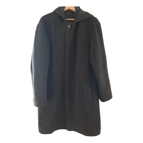 Pre-owned Yohji Yamamoto Coat In Grey