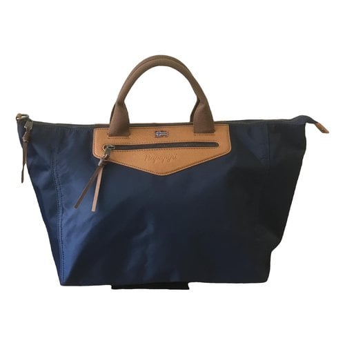 Pre-owned Napapijri Weekend Bag In Blue