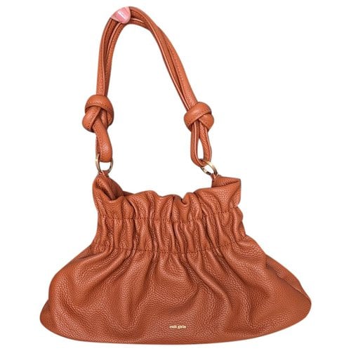 Pre-owned Cult Gaia Leather Handbag In Camel