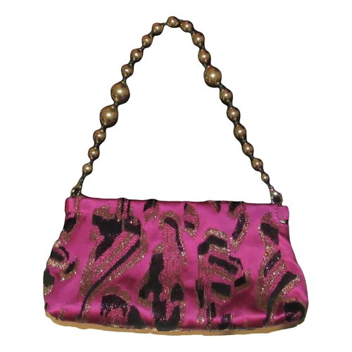 Pre-owned Dries Van Noten Cloth Handbag In Purple