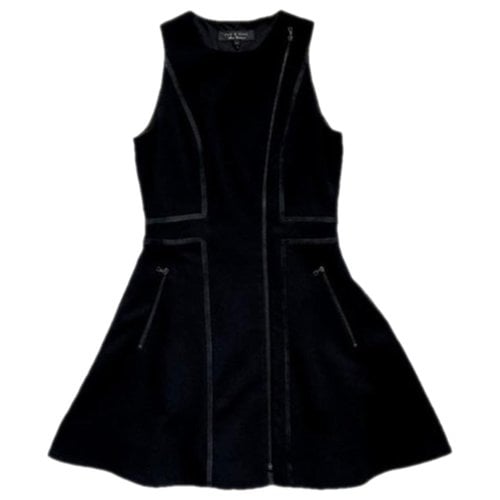 Pre-owned Rag & Bone Mini Dress In Black