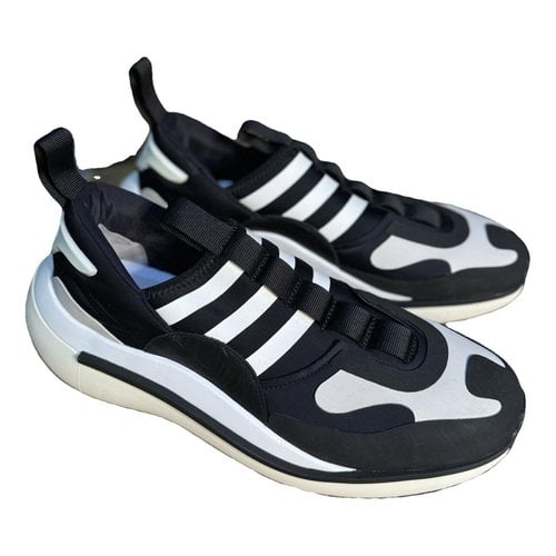 Pre-owned Y-3 By Yohji Yamamoto Cloth Low Trainers In Black