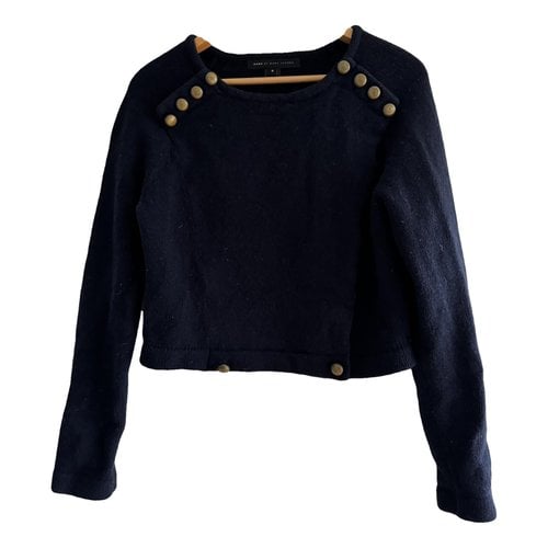 Pre-owned Marc By Marc Jacobs Wool Jumper In Navy