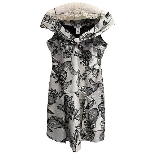 Pre-owned Moschino Cheap And Chic Silk Mini Dress In Grey