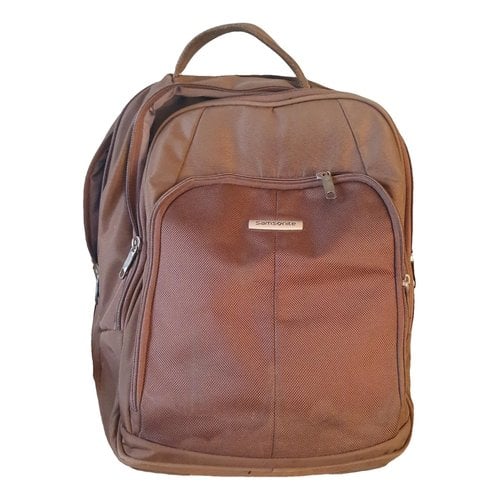 Pre-owned Samsonite Bag In Brown