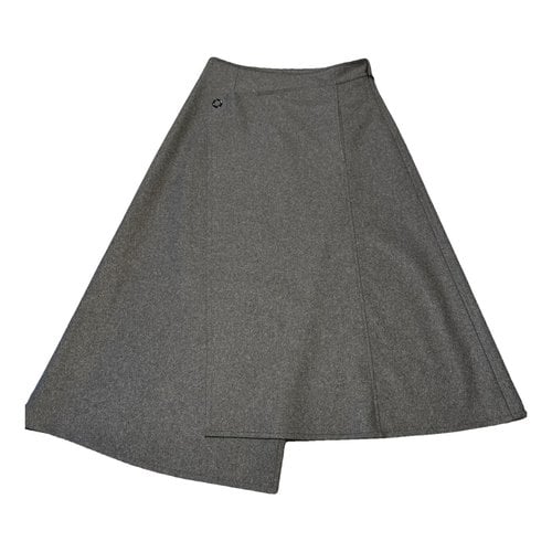 Pre-owned Acne Studios Wool Mid-length Skirt In Grey
