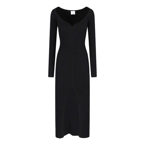 Pre-owned Courrèges Maxi Dress In Black