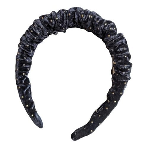 Pre-owned Lele Sadoughi Cloth Hair Accessory In Black