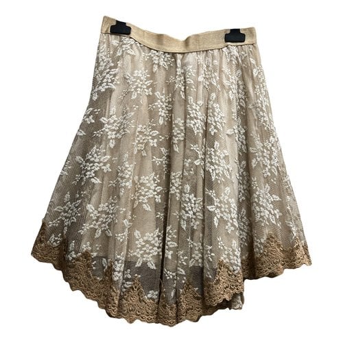 Pre-owned Yumi Kim Skirt In Gold