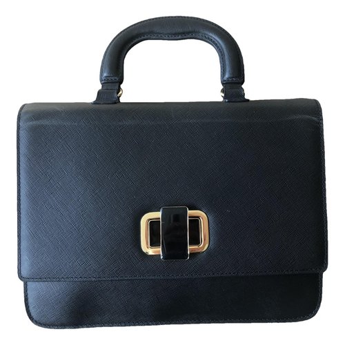 Pre-owned Raoul Leather Handbag In Black