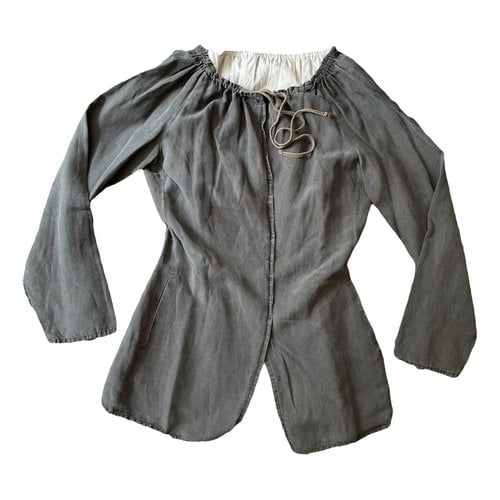 Pre-owned Jean Paul Gaultier Linen Jacket In Grey