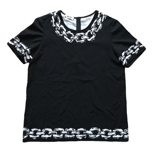 Pre-owned Moschino Cheap And Chic T-shirt In Black