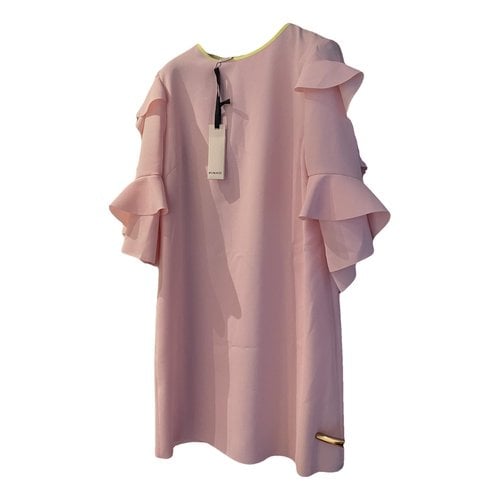 Pre-owned Pinko Mid-length Dress In Pink