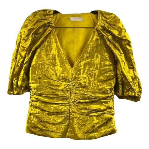 Pre-owned Ulla Johnson Blouse In Gold
