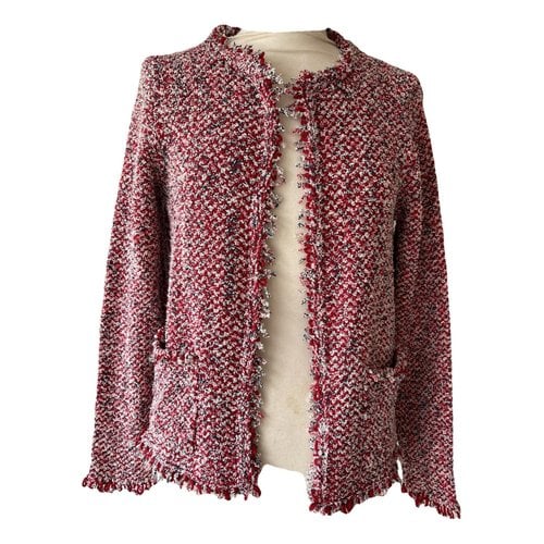 Pre-owned Massimo Dutti Cardigan In Red