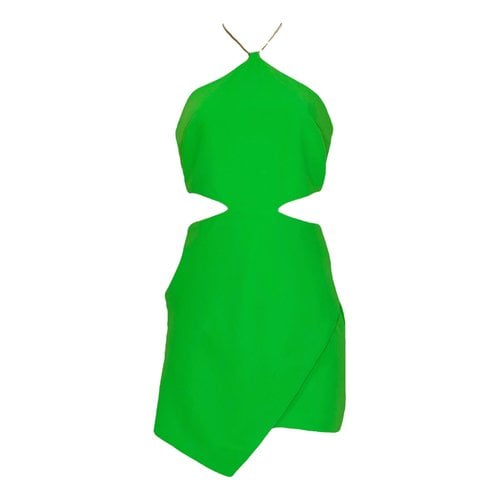 Pre-owned Amanda Uprichard Mini Dress In Green