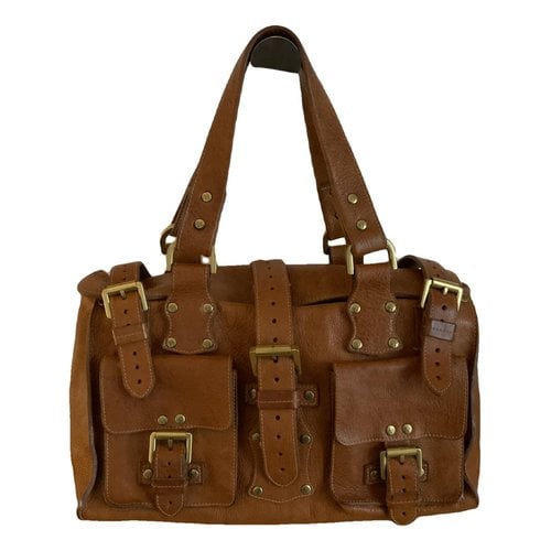 Pre-owned Mulberry Roxanne Leather Tote In Brown