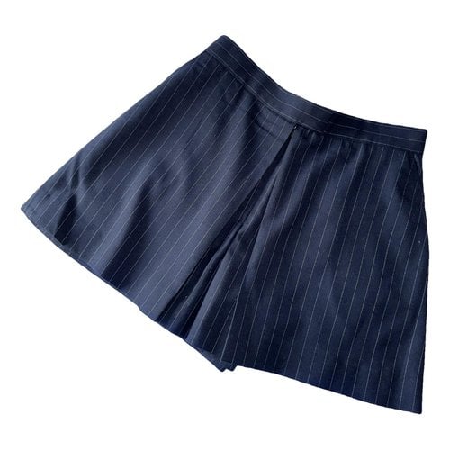 Pre-owned Sandro Shorts In Navy