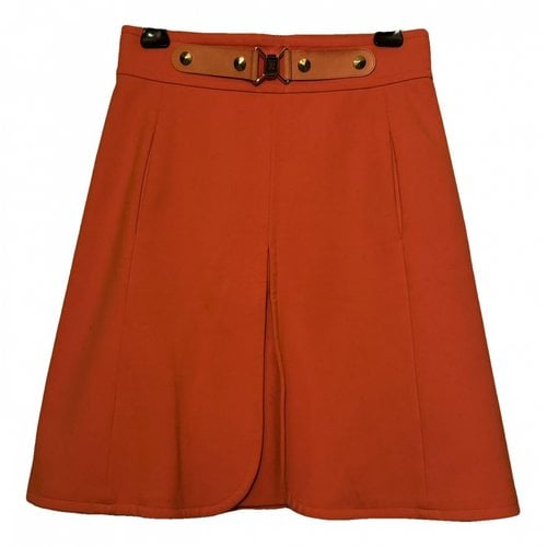 Pre-owned Sonia Rykiel Mid-length Skirt In Orange
