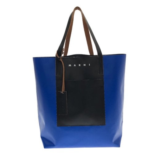Pre-owned Marni Tote In Blue