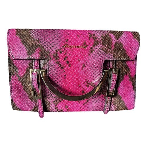 Pre-owned Coccinelle Leather Clutch Bag In Multicolour