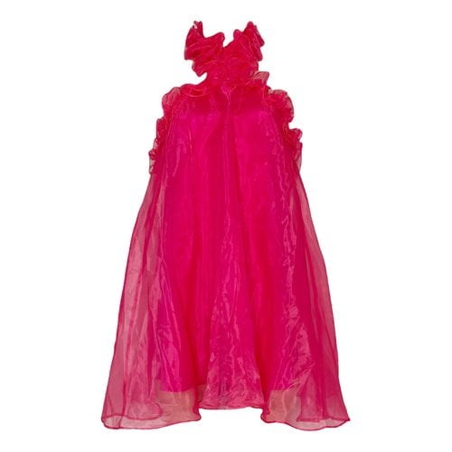 Pre-owned Lovers & Friends Linen Mini Dress In Pink