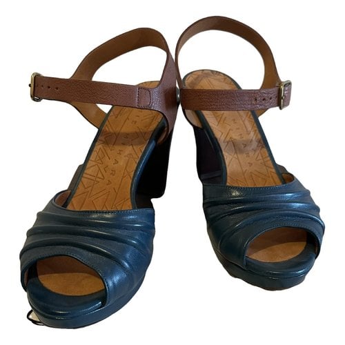 Pre-owned Chie Mihara Leather Sandal In Blue