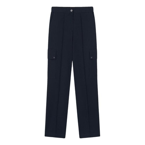 Pre-owned Aeron Trousers In Blue