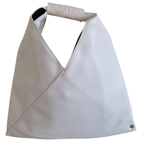 Pre-owned Mm6 Maison Margiela Vegan Leather Handbag In White