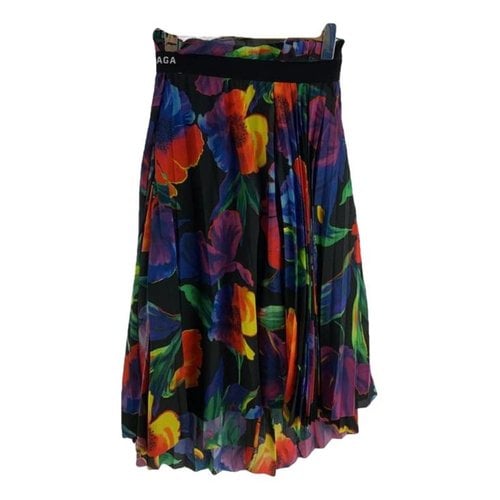 Pre-owned Balenciaga Maxi Skirt In Multicolour