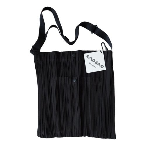 Pre-owned Pleats Please Handbag In Black