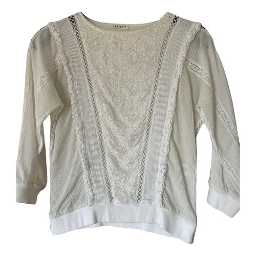 Pre-owned Masscob Blouse In White