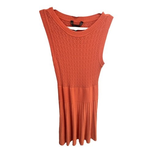 Pre-owned Bcbg Max Azria Mid-length Dress In Orange