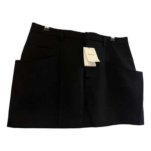 Pre-owned Isabel Marant Wool Skirt In Black