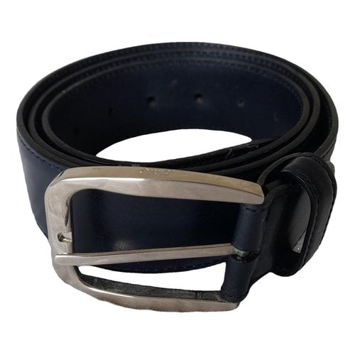 Pre-owned Brioni Leather Belt In Black