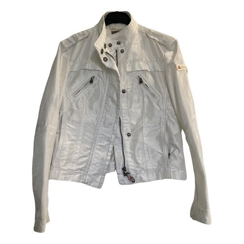 Pre-owned Peuterey Short Vest In White