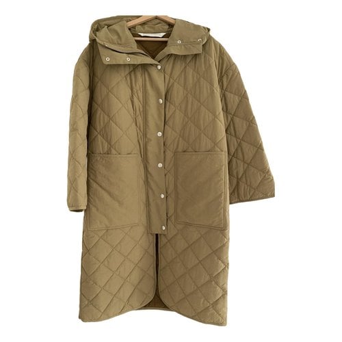 Pre-owned Palm Angels Coat In Beige