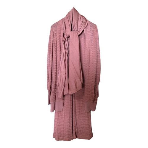 Pre-owned Missoni Cashmere Jumpsuit In Pink