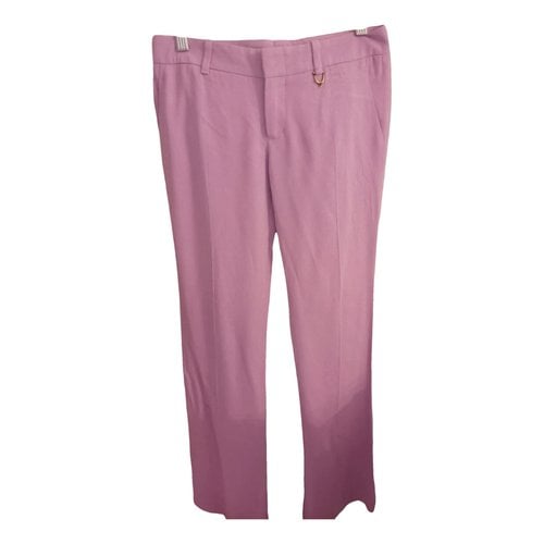 Pre-owned Gucci Trousers In Pink