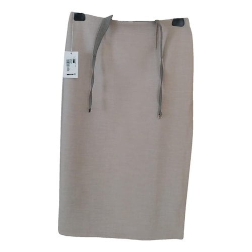 Pre-owned Patrizia Pepe Mid-length Skirt In Beige