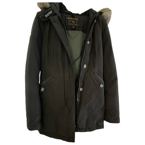 Pre-owned Woolrich Trench Coat In Brown