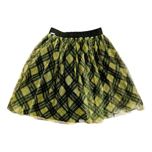 Pre-owned Jean Paul Gaultier Mini Skirt In Yellow