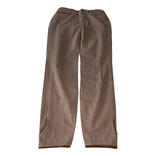 Pre-owned Lauren Ralph Lauren Trousers In Brown