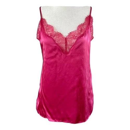 Pre-owned Cami Nyc Silk Camisole In Red