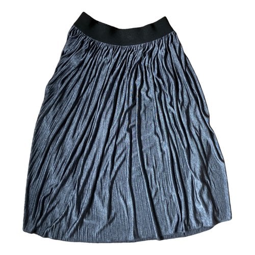 Pre-owned Dkny Mid-length Skirt In Grey