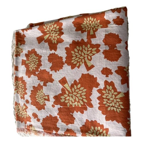 Pre-owned Mulberry Scarf In Orange
