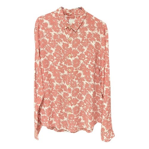 Pre-owned Sandro Spring Summer 2021 Shirt In Pink